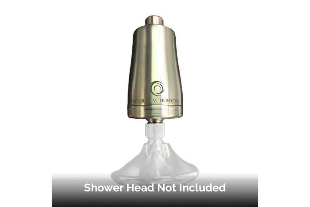 Natural Action Stainless Steel Structured Water Revitalizer Shower Unit